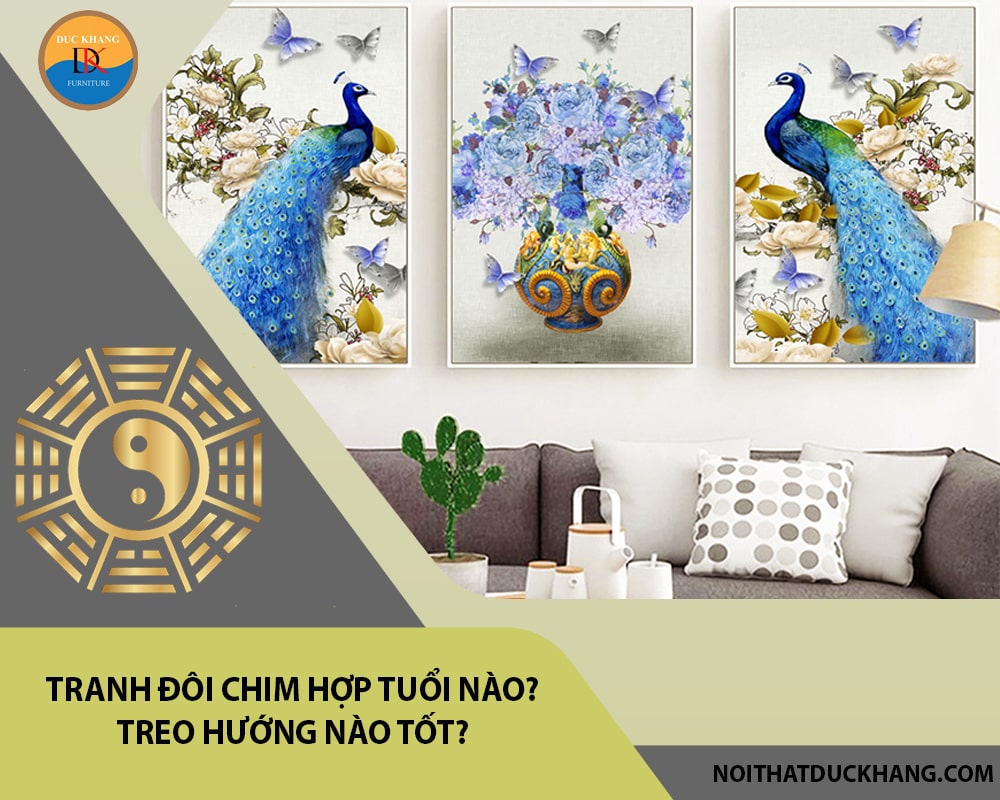 Tranh đôi chim hợp tuổi nào? Treo hướng nào tốt?