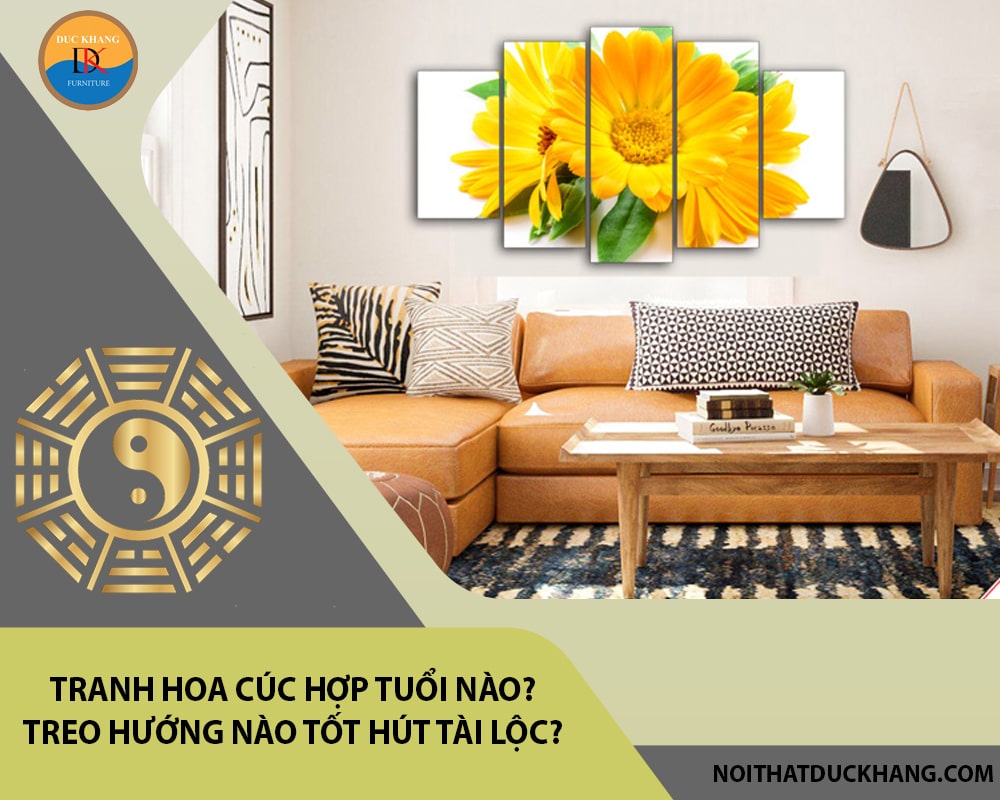 Tranh hoa cúc hợp tuổi nào? Treo hướng nào tốt hút tài lộc?