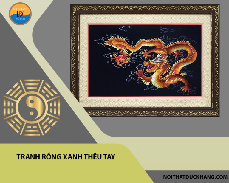 Tranh rồng xanh hợp tuổi nào? Treo hướng nào tốt?