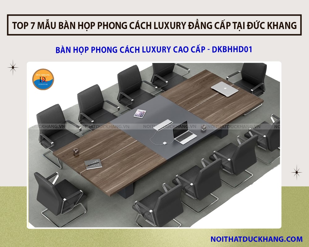 Bàn họp phong cách Luxury cao cấp - DKBHHD01