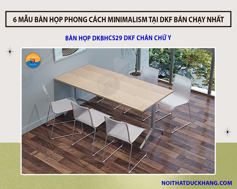 Bàn họp DKBHCS29 DKF chân chữ Y