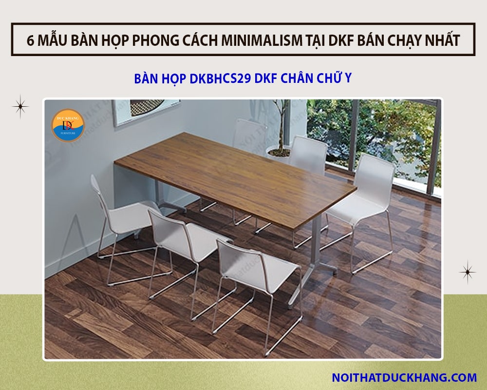 Bàn họp DKBHCS29 DKF chân chữ Y