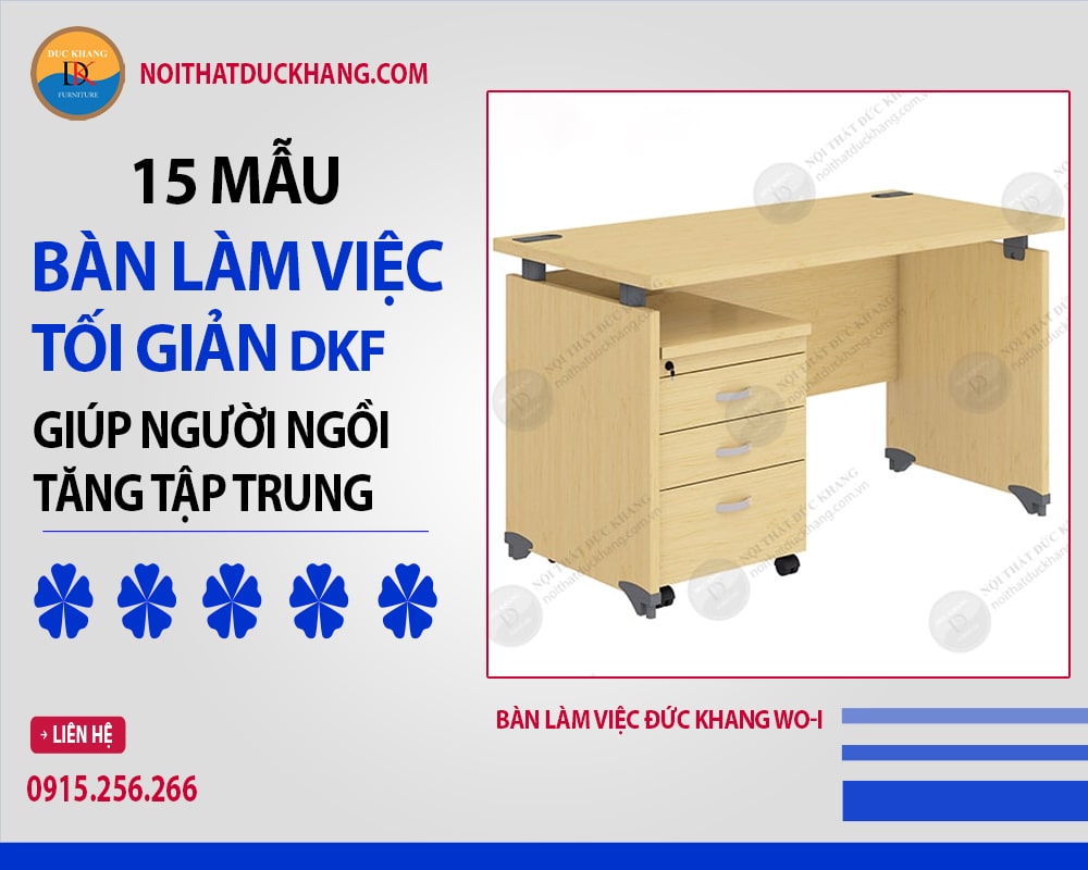 Bàn làm việc Đức Khang WO-I Bàn làm việc Đức Khang WO-I
