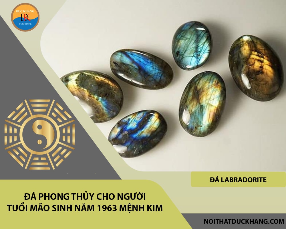 Top 10+ đá phong thủy cho người tuổi Mão thu hút vượng khí - Đá Labradorite