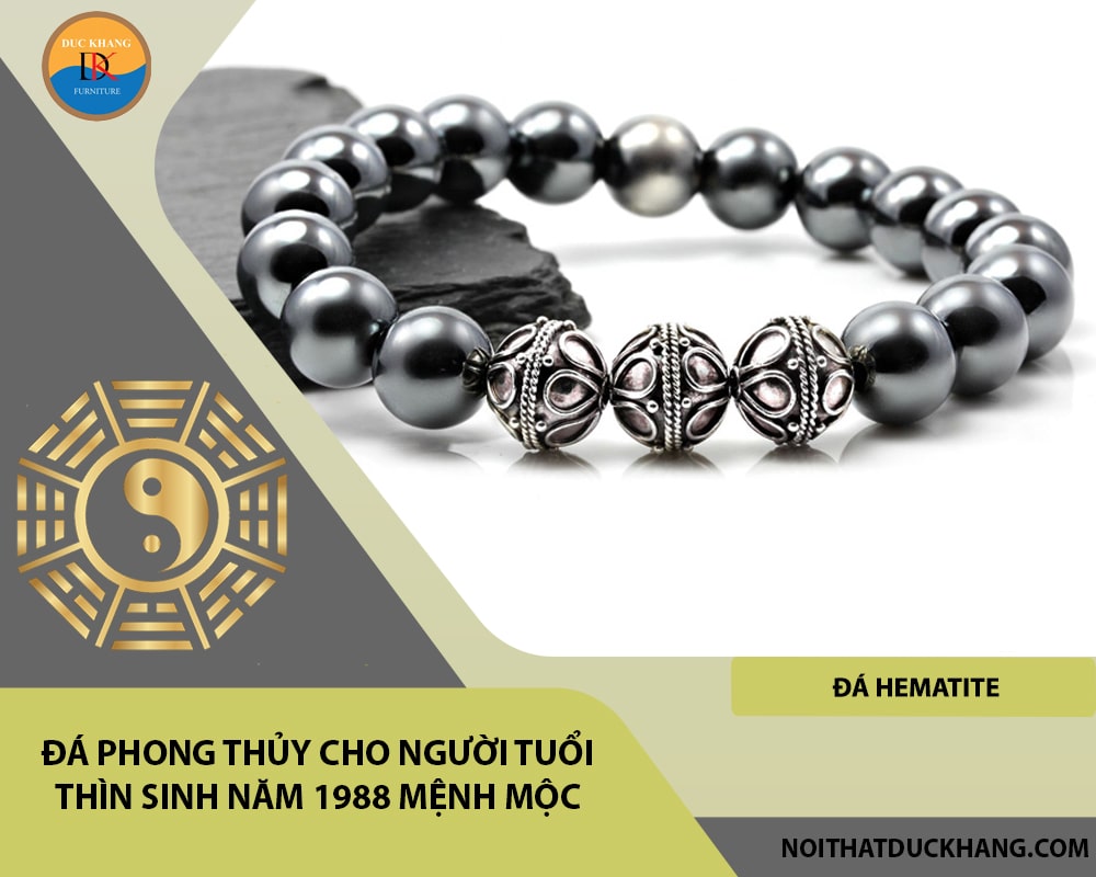 Đá phong thủy cho người tuổi Thìn sinh năm 1988 mệnh Mộc - Đá Hematite Đá phong thủy cho người tuổi Thìn sinh năm 1988 mệnh Mộc - Đá Hematite