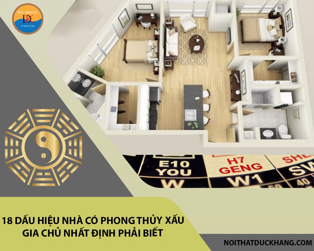 18 dấu hiệu nhà có phong thủy xấu gia chủ nhất định phải biết