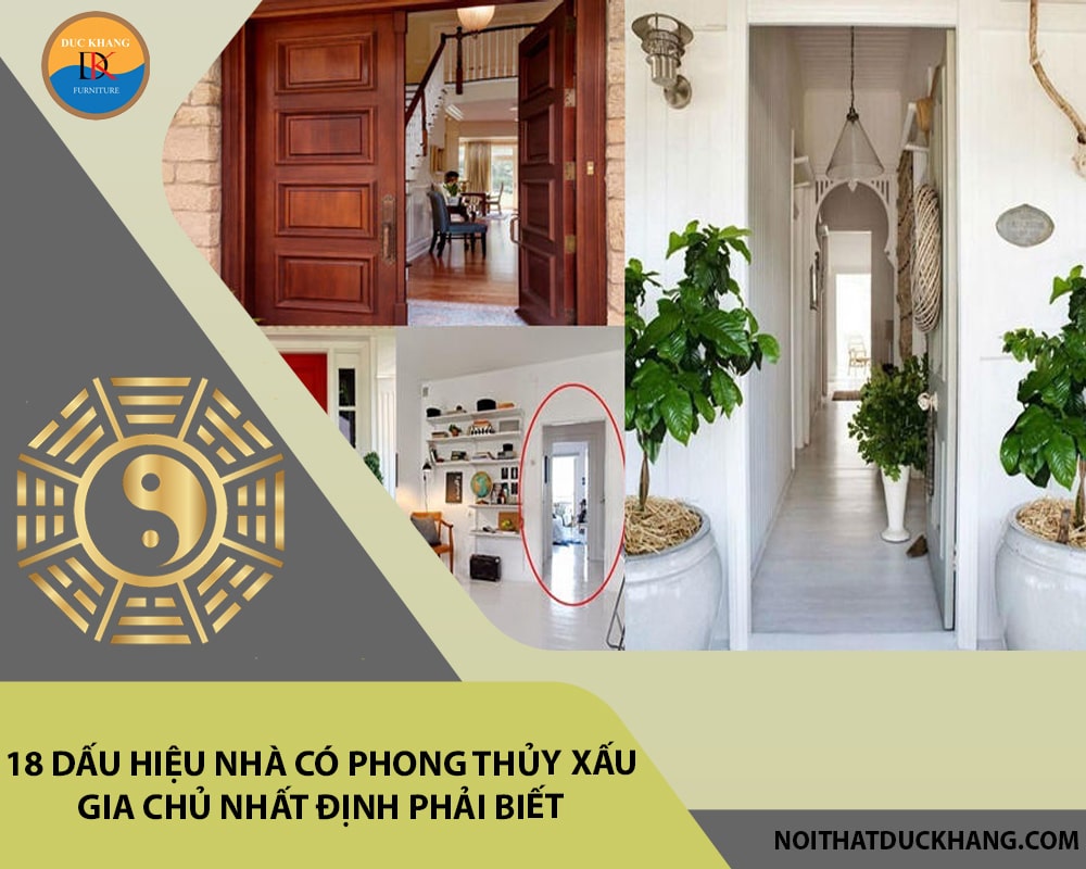 18 dấu hiệu nhà có phong thủy xấu gia chủ nhất định phải biết