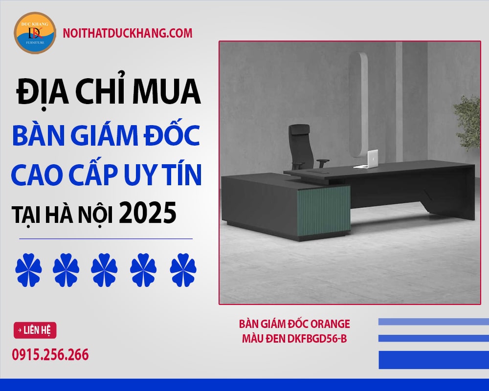 Bàn giám đốc Orange màu đen DKFBGD56-B Bàn giám đốc Orange màu đen DKFBGD56-B