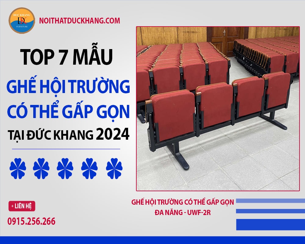 Ghế hội trường có thể gấp gọn đa năng - UWF-2R