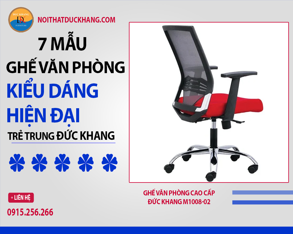 Ghế văn phòng cao cấp Đức Khang M1008-02