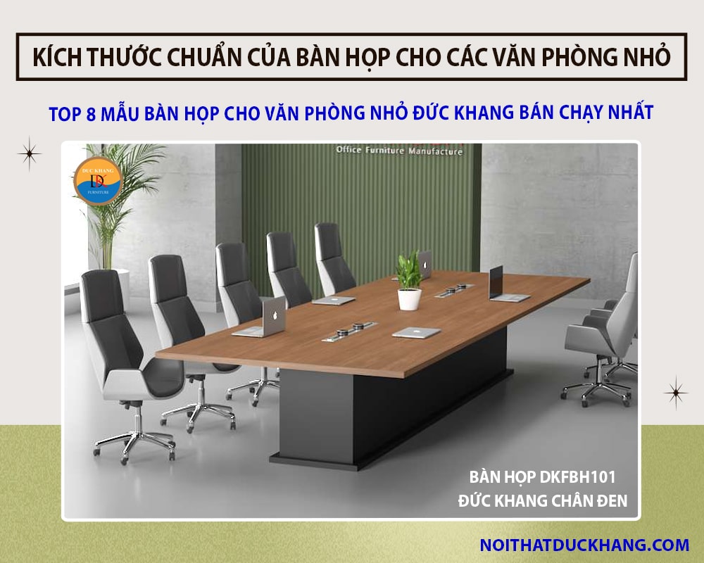 Bàn họp DKFBH101 Đức Khang chân đen