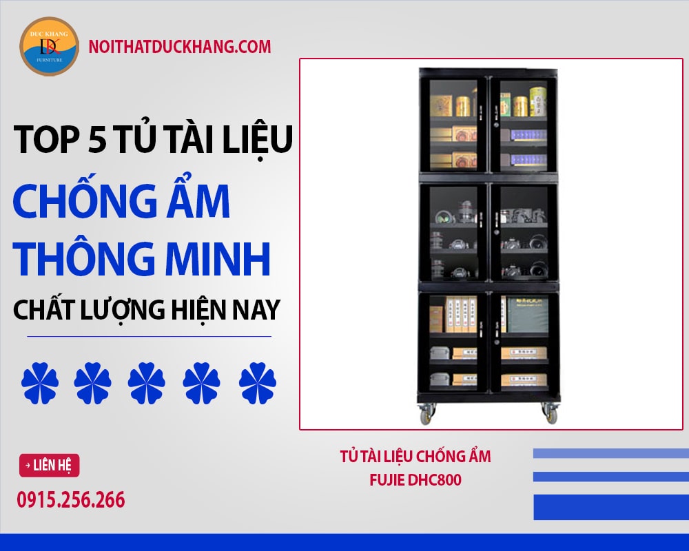 Tủ tài liệu chống ẩm FujiE DHC800