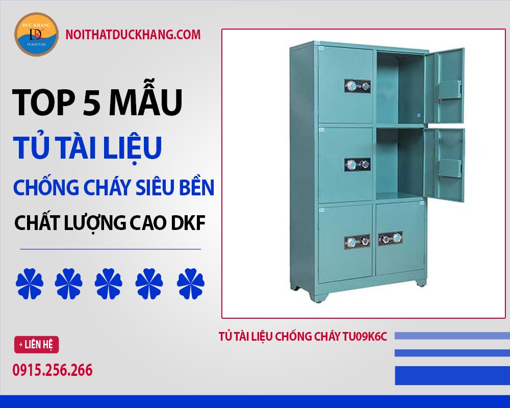 Tủ tài liệu chống cháy TU09K6C Tủ tài liệu chống cháy TU09K6C