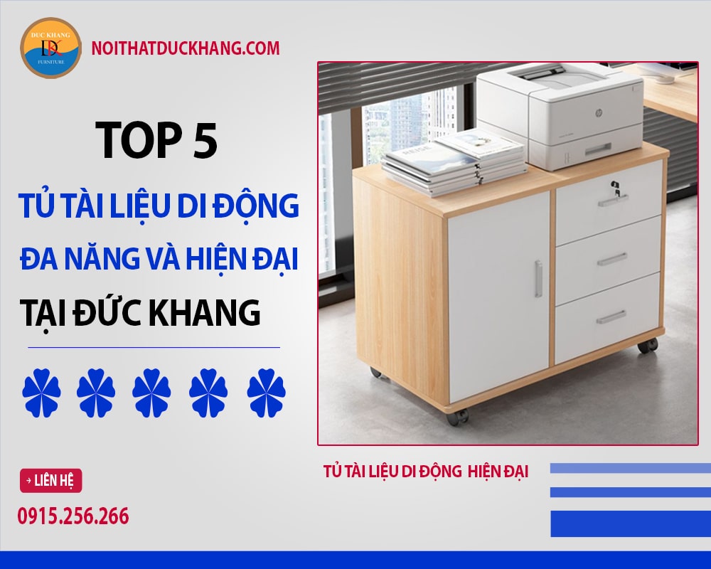 Tủ tài liệu di động hiện đại