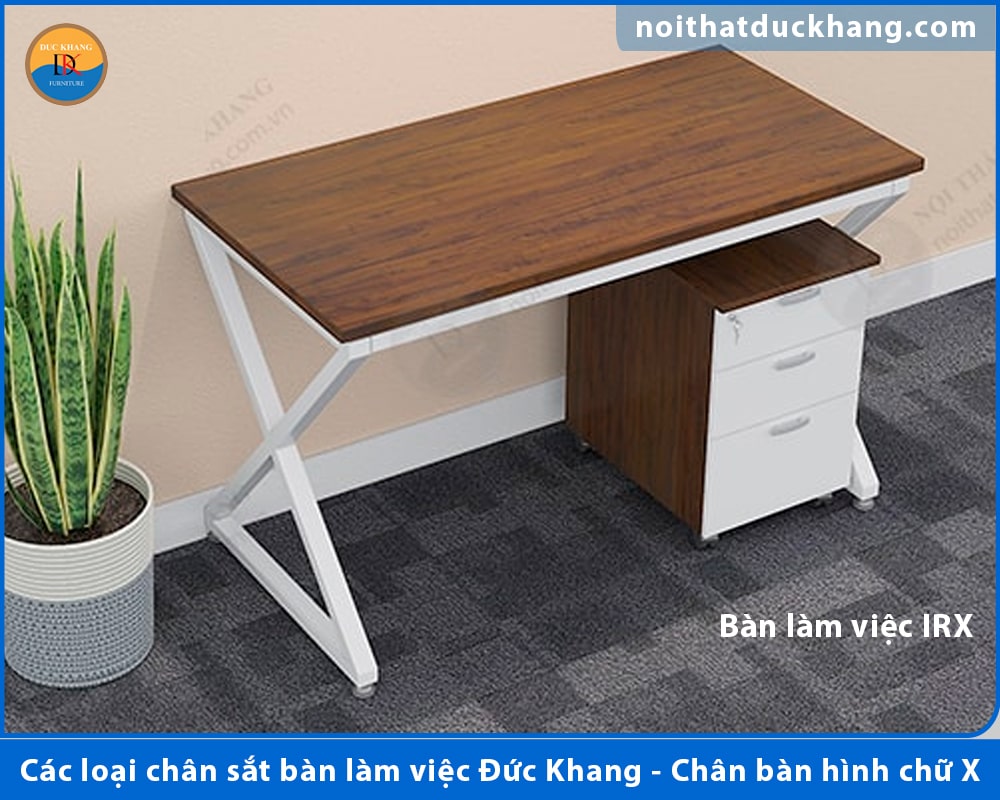 Các loại chân sắt bàn làm việc Đức Khang - Chân bàn hình chữ X