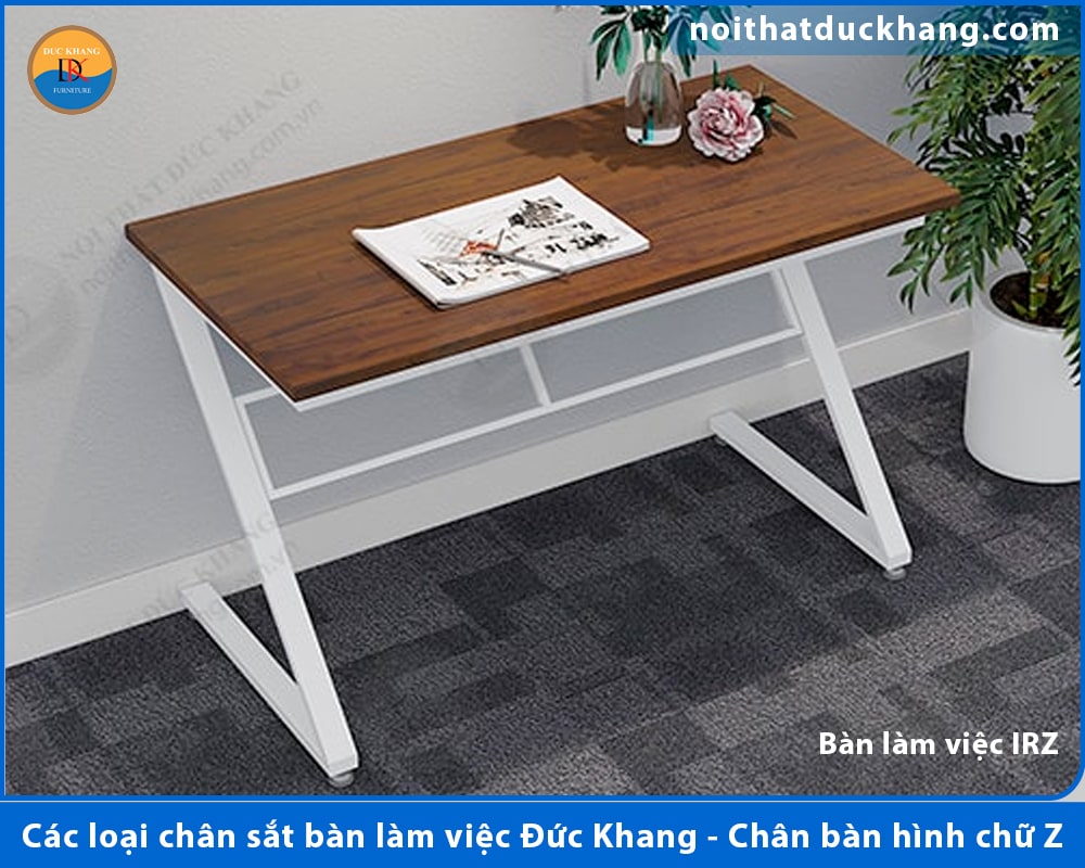 Các loại chân sắt bàn làm việc Đức Khang - Chân bàn hình chữ Z