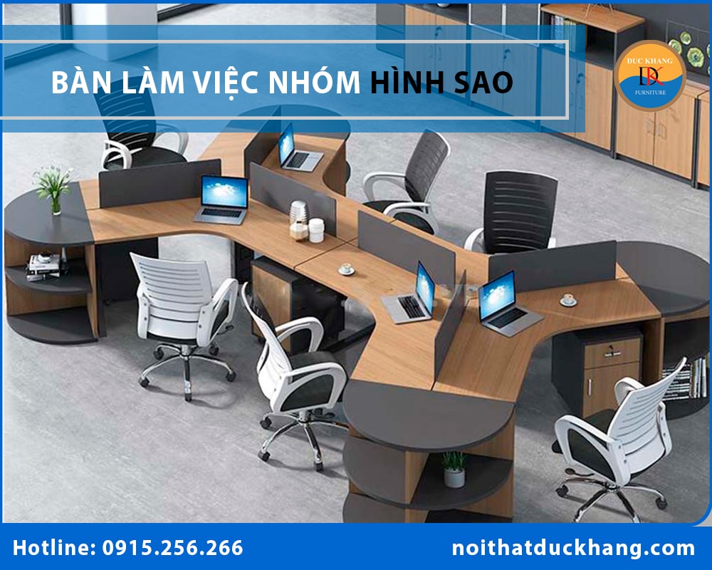 Bàn làm việc nhóm hình sao