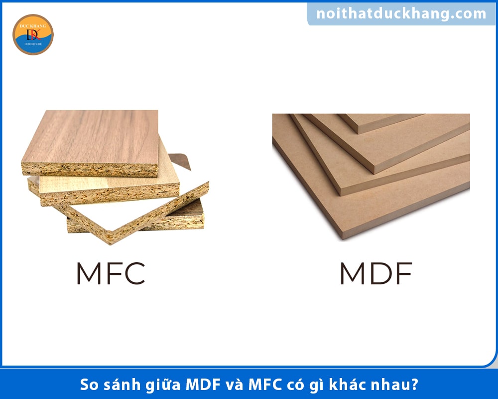 So sánh giữa MDF và MFC có gì khác nhau?