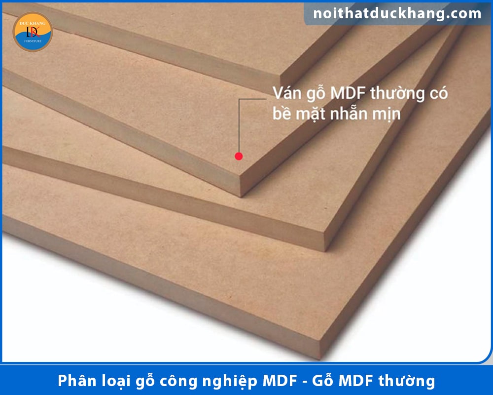 Phân loại gỗ công nghiệp MDF - Gỗ MDF thường