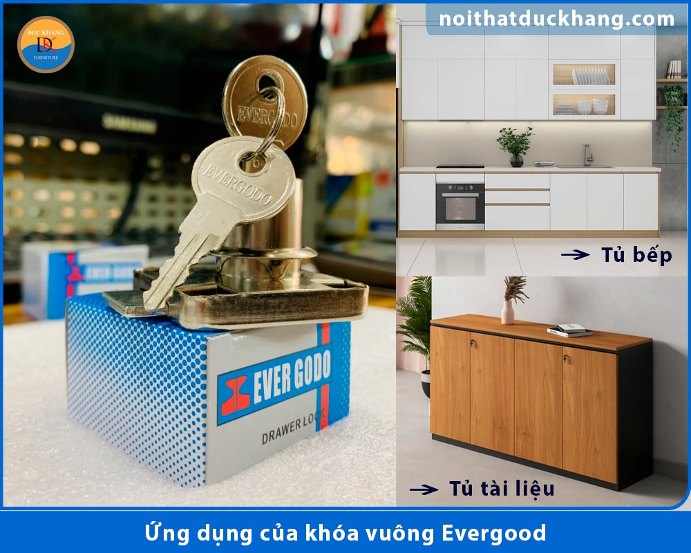 Ứng dụng của khóa vuông Evergood