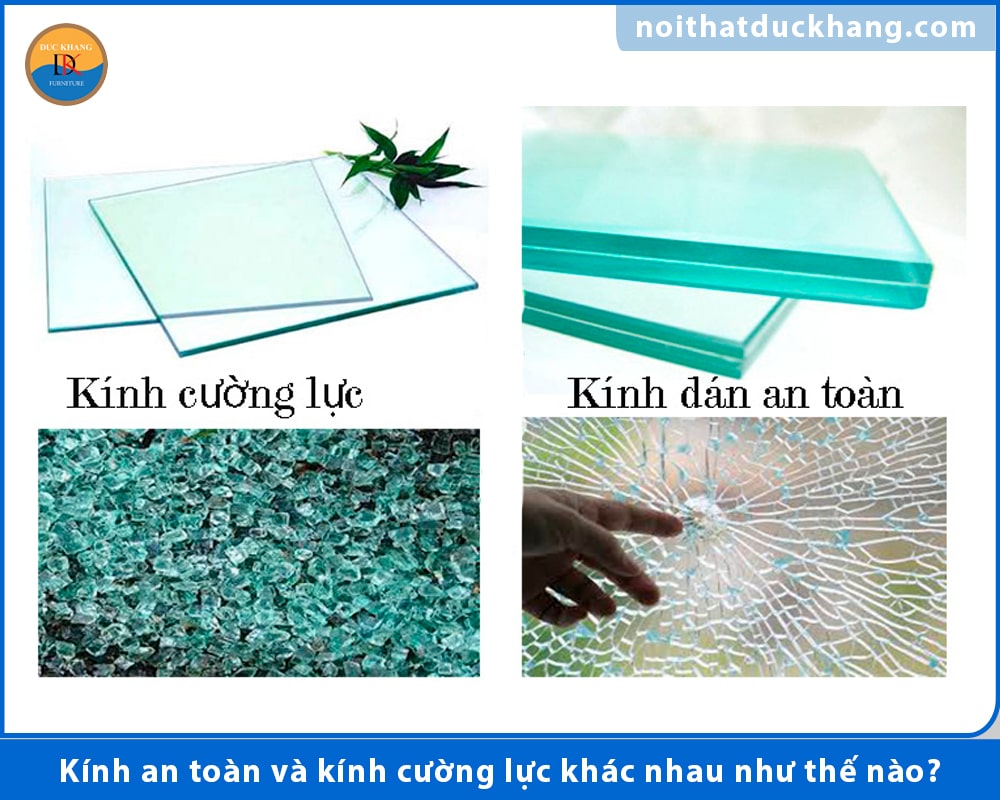 Kính an toàn và kính cường lực khác nhau như thế nào?