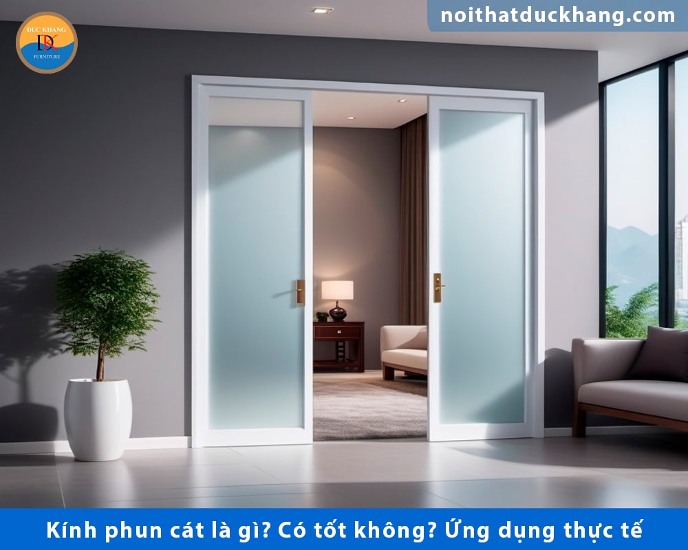 Kính phun cát là gì? Có tốt không? Ứng dụng thực tế