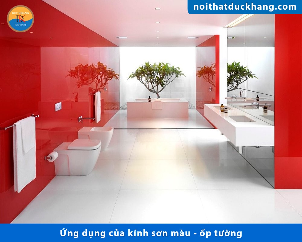 Ứng dụng của kính sơn màu?