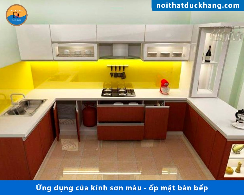 Ứng dụng của kính sơn màu?