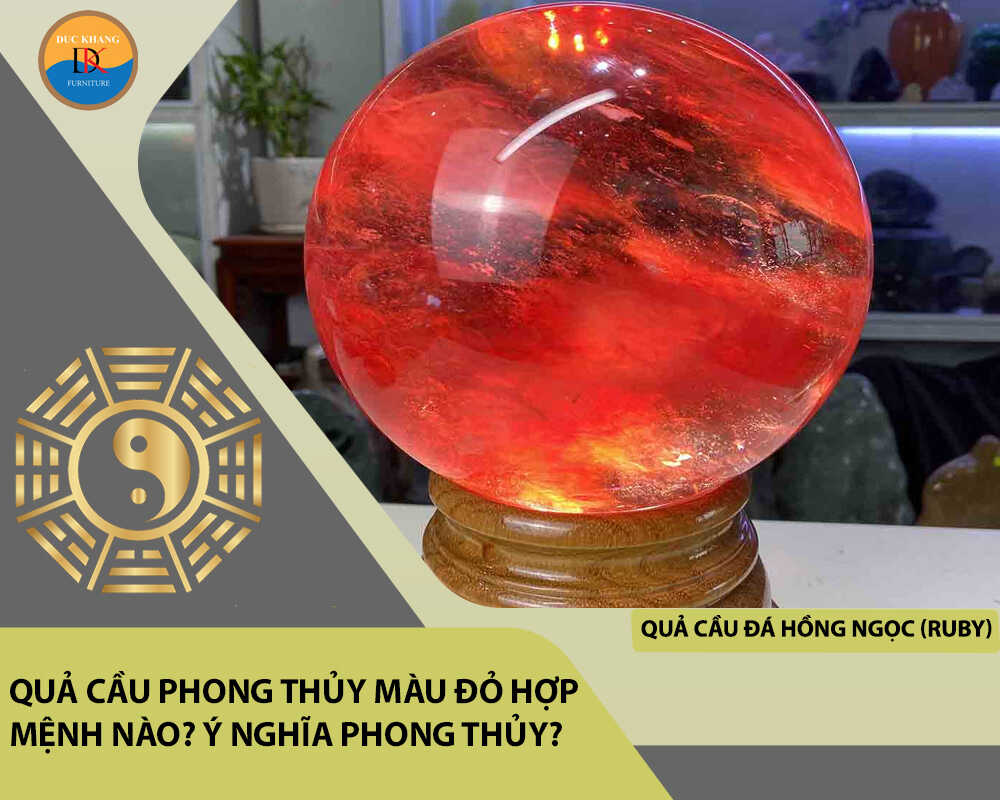 Quả cầu đá Hồng ngọc (Ruby)