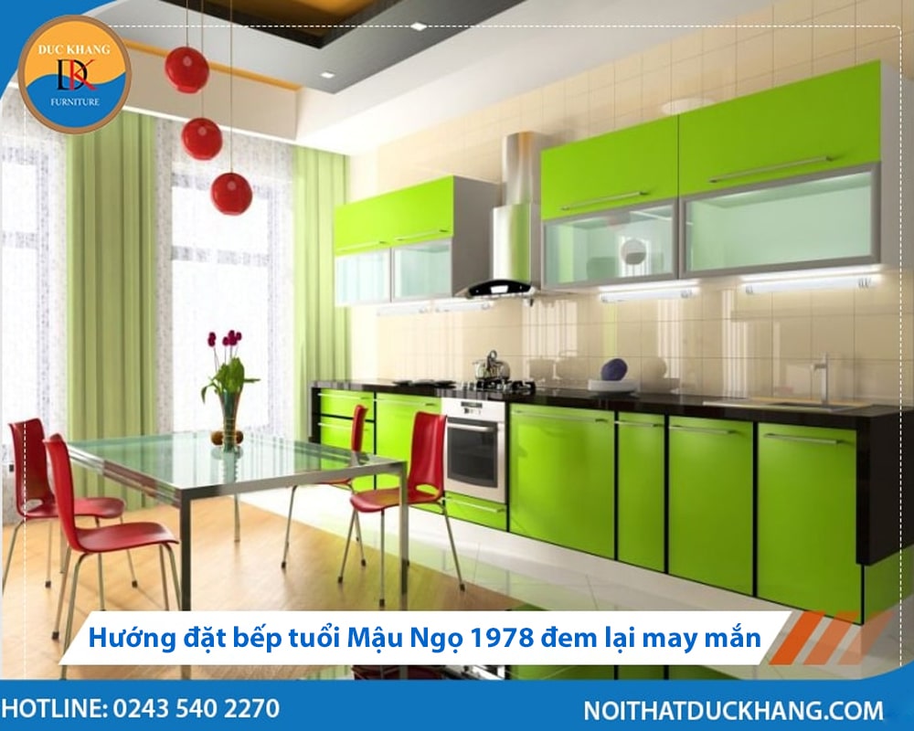 Hướng đặt bếp tuổi Mậu Ngọ 1978 đem lại may mắn cho gia chủ