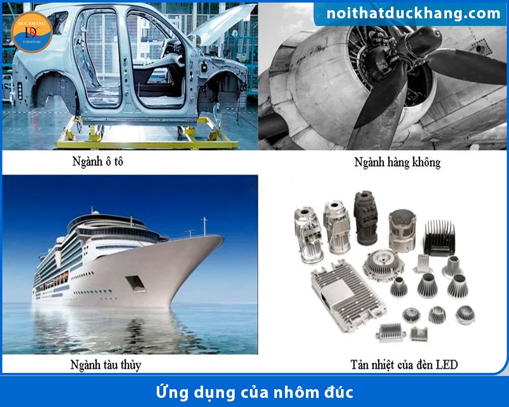 Ứng dụng của nhôm đúc