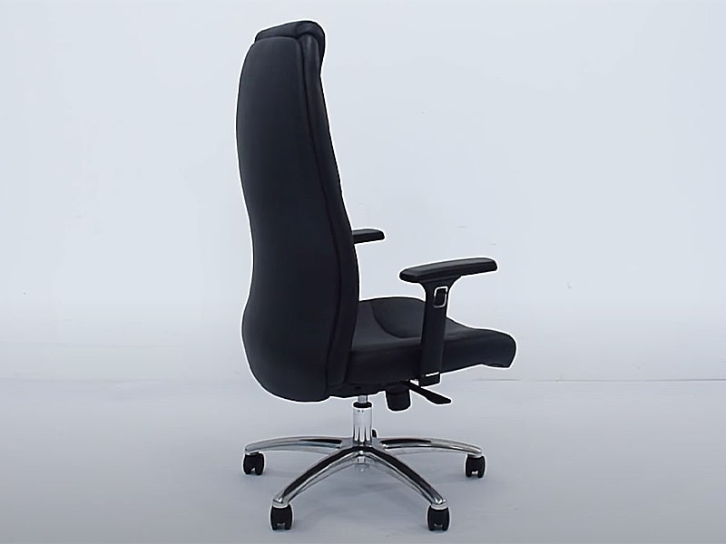 Ghế giám đốc nhập khẩu chân xoay lưng cao, tay vịn điều chỉnh Đức Khang Edwin-H Ghế giám đốc nhập khẩu chân xoay lưng cao, tay vịn điều chỉnh Đức Khang Edwin-H