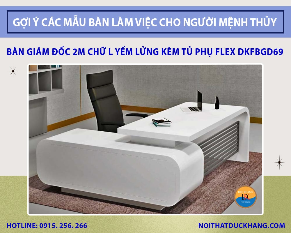 Top 5 mẫu bàn làm việc cho người mệnh Thủy hợp phong thủy