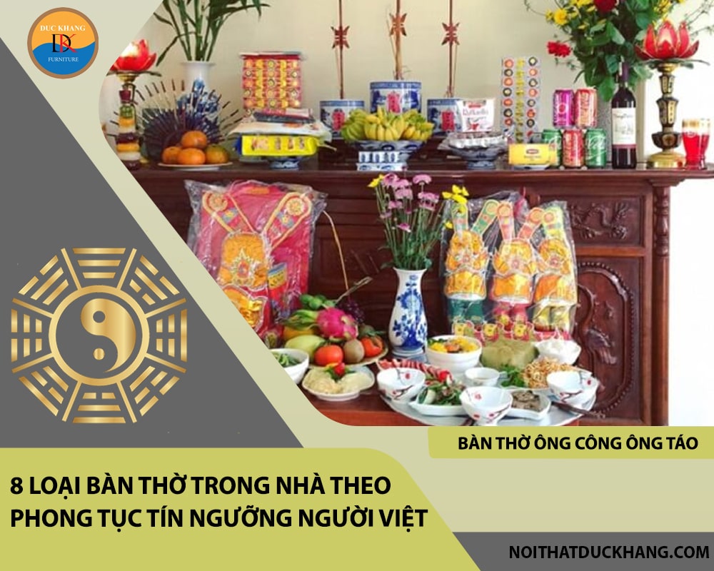 Bàn thờ ông Công ông Táo Bàn thờ ông Công ông Táo
