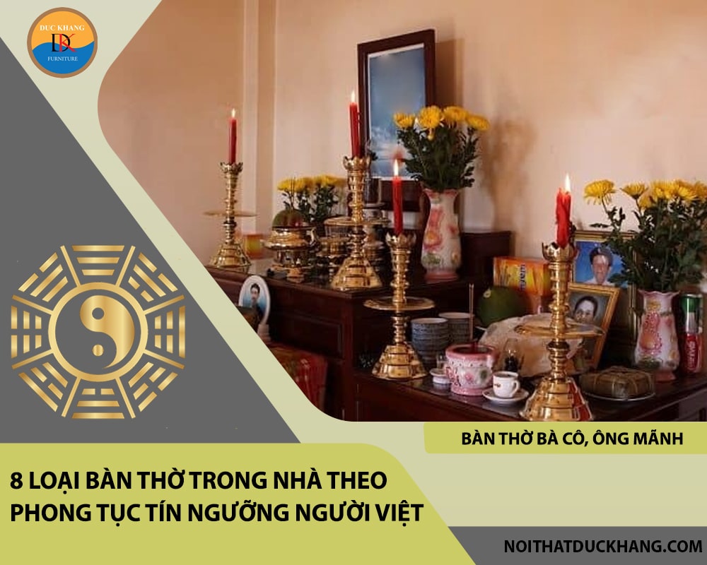 Bàn thờ bà cô, ông mãnh Bàn thờ bà cô, ông mãnh