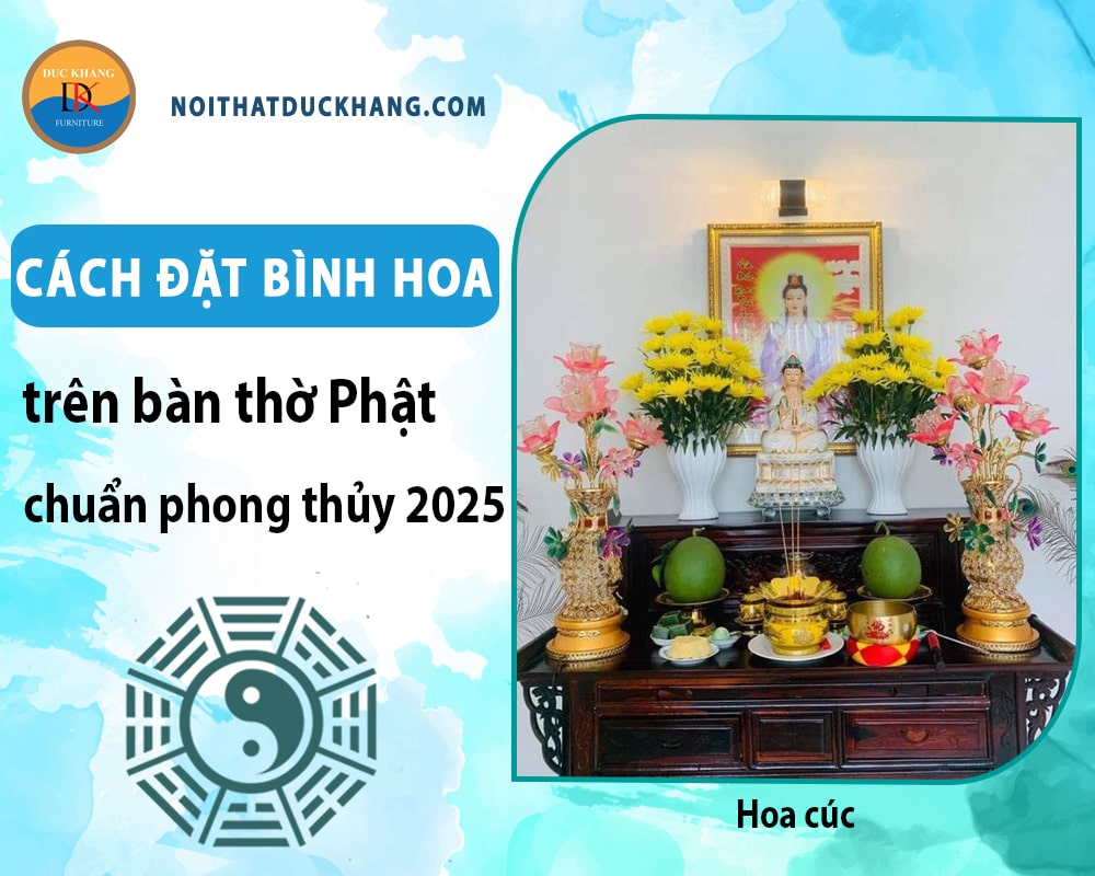 Nên chọn hoa gì cúng trên bàn thờ Phật - Hoa cúc