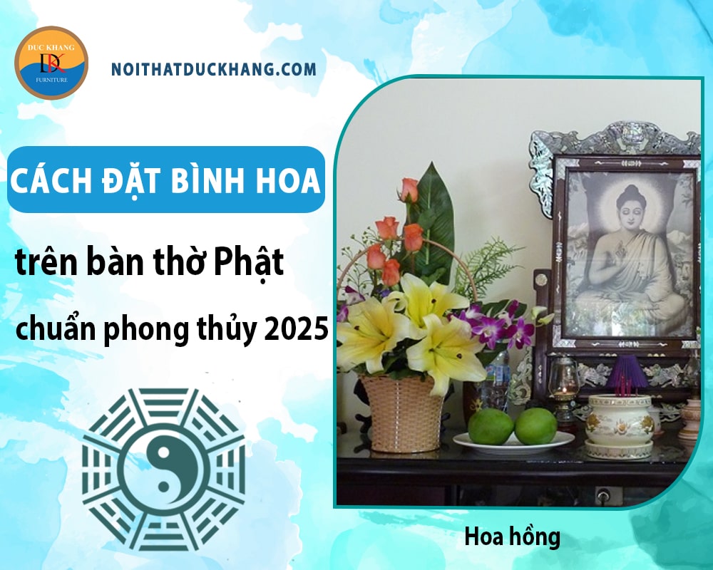 Nên chọn hoa gì cúng trên bàn thờ Phật - Hoa hồng