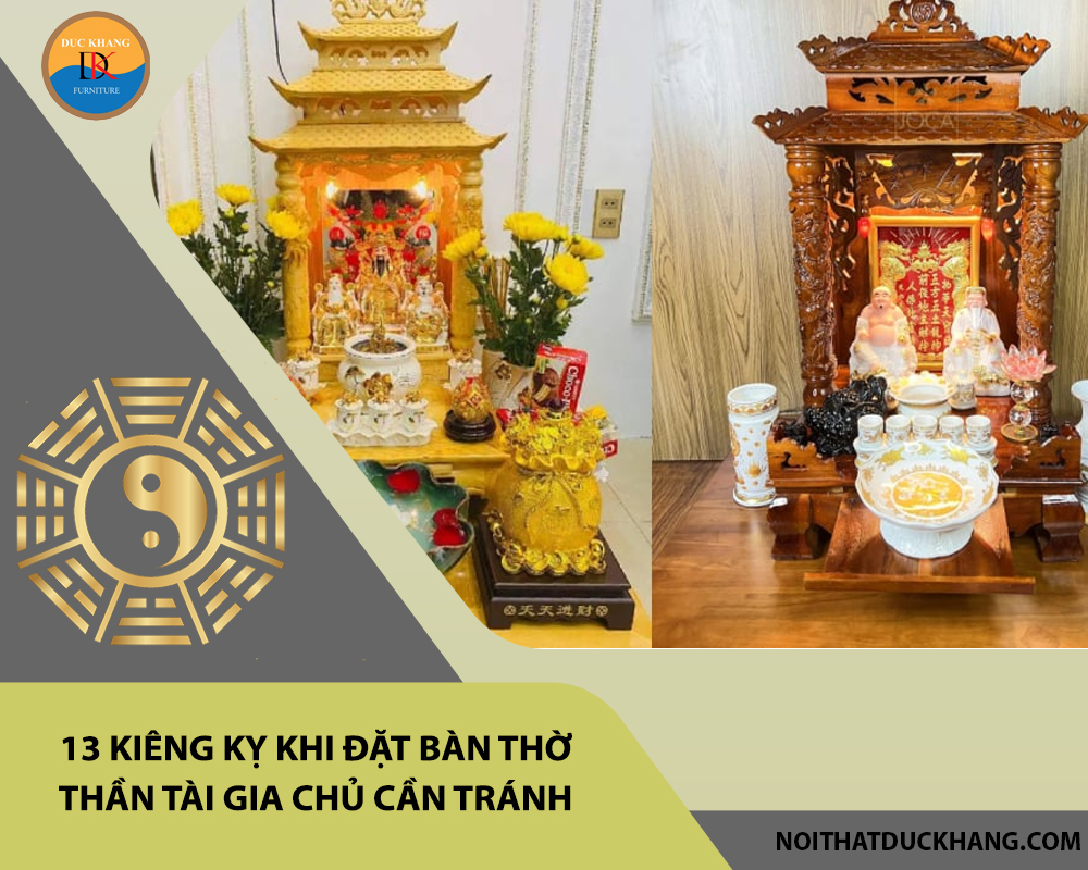 Bàn thờ thần tài cũ nên bỏ ở đâu? 5 điều cần lưu ý?