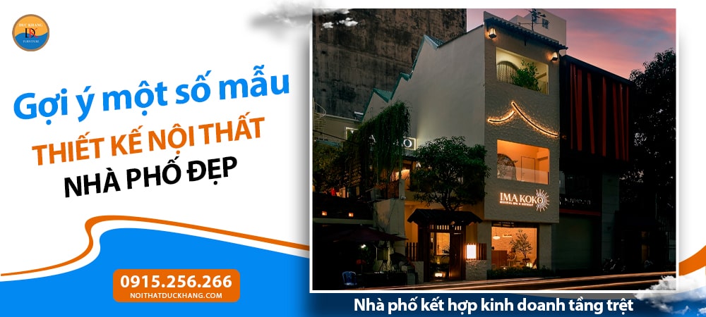 Nhà phố kết hợp kinh doanh tầng trệt Nhà phố kết hợp kinh doanh tầng trệt