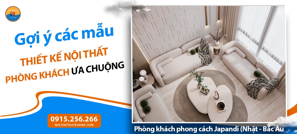 Phòng khách phong cách Modern Luxury (Sang trọng)