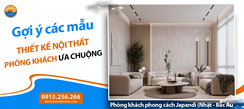 Phòng khách phong cách Modern Luxury (Sang trọng)