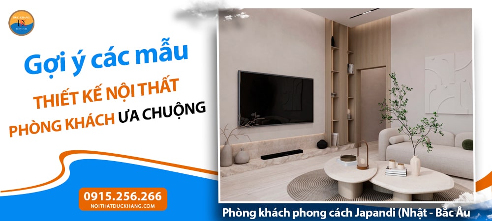Phòng khách phong cách Modern Luxury (Sang trọng)