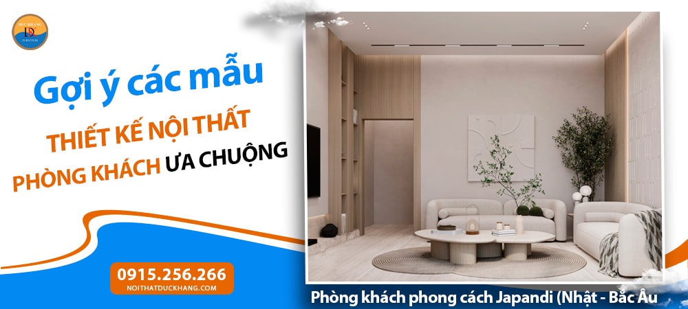 Phòng khách phong cách Modern Luxury (Sang trọng)