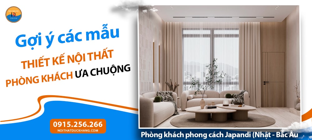 Phòng khách phong cách Modern Luxury (Sang trọng)