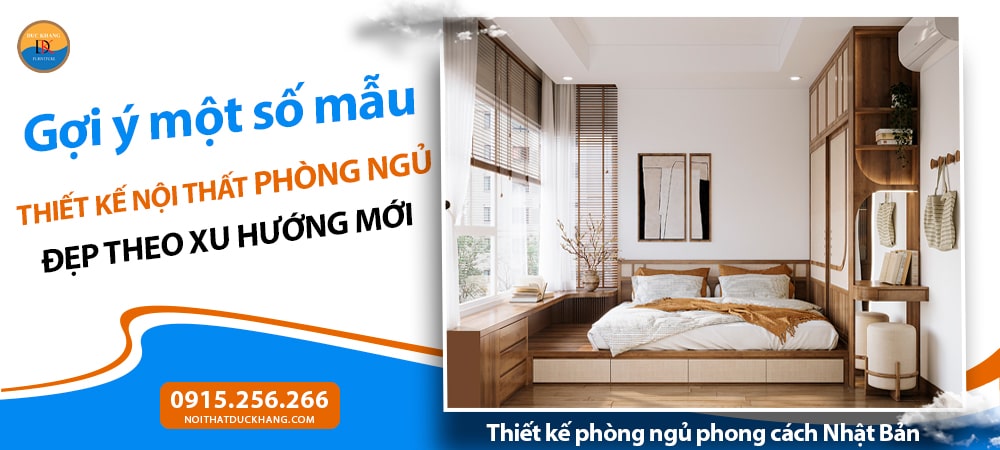 Thiết kế phòng ngủ phong cách Nhật Bản
