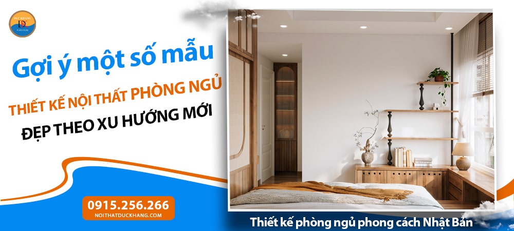 Thiết kế phòng ngủ phong cách Nhật Bản