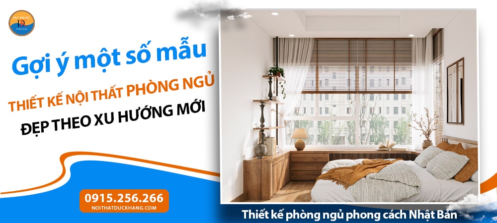 Thiết kế phòng ngủ phong cách Nhật Bản