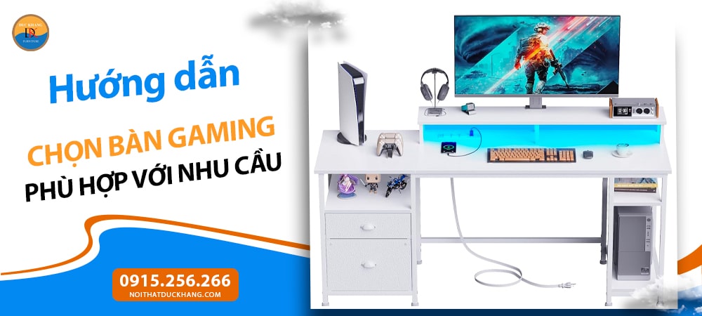 Trang trí bàn gaming để thể hiện cá tính riêng Trang trí bàn gaming để thể hiện cá tính riêng
