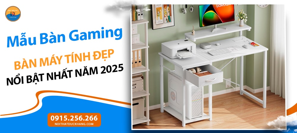Mẫu Bàn Gaming, Bàn Máy Tính Đẹp, Đa Năng Cho Streamer Mẫu Bàn Gaming, Bàn Máy Tính Đẹp, Đa Năng Cho Streamer