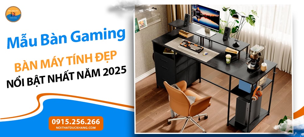 Mẫu Bàn Gaming, Bàn Máy Tính Đẹp, Đa Năng Cho Streamer Mẫu Bàn Gaming, Bàn Máy Tính Đẹp, Đa Năng Cho Streamer